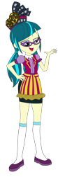 Size: 1900x5749 | Tagged: safe, artist:gmaplay, imported from derpibooru, juniper montage, human, equestria girls, mirror magic, spoiler:eqg specials, bedroom eyes, dramatic, seductive, seductive look, seductive pose, simple background, solo, transparent background