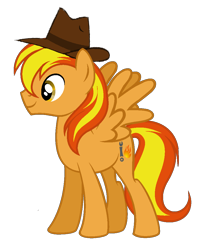 Size: 848x1064 | Tagged: safe, artist:existencecosmos188, imported from derpibooru, oc, oc only, pegasus, pony, hat, male, pegasus oc, simple background, smiling, solo, stallion, transparent background, wings