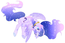 Size: 400x265 | Tagged: safe, artist:existencecosmos188, imported from derpibooru, oc, oc only, oc:existence, alicorn, pony, alicorn oc, base used, butt, ethereal mane, hoof polish, horn, plot, simple background, starry mane, transparent background, wings