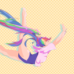 Size: 2666x2666 | Tagged: safe, imported from derpibooru, rainbow dash, human, equestria girls, clothes, humanized, leotard, simple background
