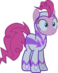 Size: 398x500 | Tagged: safe, artist:pascalmulokozi2, edit, edited screencap, imported from derpibooru, screencap, pinkie pie, earth pony, season 4, background removed, looking at you, power ponies, simple background, smiling, standing, transparent background