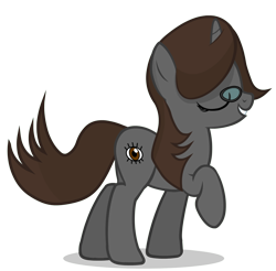 Size: 3260x3206 | Tagged: safe, artist:mrvector, derpibooru exclusive, imported from derpibooru, oc, oc only, oc:sonata, pony, unicorn, absurd resolution, cute, eyes closed, female, flowing mane, glasses, mare, simple background, solo, transparent background, turnabout storm, vector