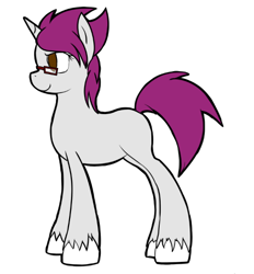 Size: 500x538 | Tagged: safe, artist:sketchypon3, imported from derpibooru, oc, oc only, oc:black forest java, pony, unicorn, female, glasses, mare, simple background, solo, white background