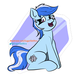 Size: 3120x3120 | Tagged: safe, artist:sugardotxtra, imported from derpibooru, oc, oc only, earth pony, pony, commission, companion cube, portal (valve), simple background, solo, starry eyes, transparent background, wingding eyes