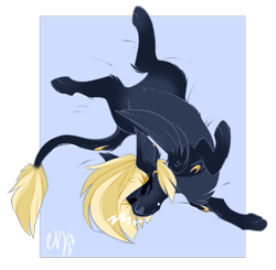 Size: 1507x1479 | Tagged: safe, artist:ezzerie, imported from derpibooru, oc, oc:kamilah, sphinx, ear piercing, earring, jewelry, leonine tail, piercing, sleeping, solo, stretch, tail