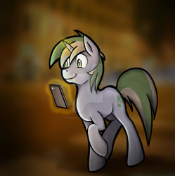 Size: 1024x1027 | Tagged: safe, artist:sketchypon3, imported from derpibooru, pony, unicorn, cellphone, magic, male, phone, solo, stallion