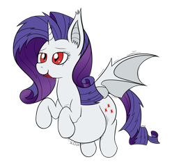 Size: 2795x2636 | Tagged: safe, artist:wapamario63, imported from ponybooru, rarity, bat pony, pony, undead, vampire, vampony, bat ponified, belly, big belly, blood, colored, fangs, female, flat colors, flying, mare, race swap, raribat, simple background, solo, stuffed belly, transparent background