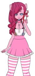 Size: 426x917 | Tagged: safe, imported from twibooru, pinkie pie, human, equestria girls, humanized, image, kisekae, needs more jpeg, solo