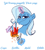 Size: 2000x2208 | Tagged: safe, artist:anonymous, edit, edited edit, imported from ponybooru, trixie, pony, unicorn, 4chan, bust, caption, drawthread, eyebrows, female, fire, flag, flag burning, glow, glowing horn, high res, horn, image macro, lidded eyes, lighter, magic, magic aura, mare, mouthpiece, politics, pride, pride flag, shit eating grin, shitposting, simple background, smiling, smirk, solo, telekinesis, text, transgender pride flag, transmisia, white background
