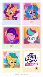 Size: 1500x2667 | Tagged: safe, edit, edited screencap, imported from derpibooru, screencap, hitch trailblazer, izzy moonbow, pipp petals, sunny starscout, zipp storm, earth pony, pegasus, pony, unicorn, spoiler:g5, spoiler:my little pony: tell your tale, spoiler:tyts01e02, spoiler:tyts01e15, spoiler:tyts01e35, adorapipp, adorazipp, age regression, baby, baby pony, colt, colt hitch trailblazer, cute, filly, filly izzy moonbow, filly pipp petals, filly sunny starscout, filly zipp storm, g5, high res, hitchbetes, izzybetes, making a foal of me, mane five (g5), my little pony: tell your tale, panic on harvest & hugs day, sunnybetes, younger, zipp's flight school