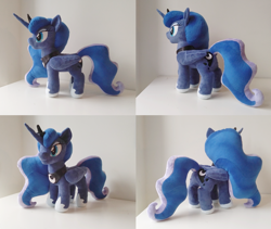 Size: 3378x2850 | Tagged: safe, artist:azdaracylius, imported from derpibooru, princess luna, pony, irl, photo, plushie, solo