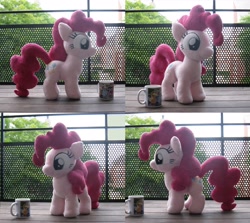 Size: 2418x2156 | Tagged: safe, artist:azdaracylius, imported from derpibooru, pinkie pie, pony, coffee mug, irl, mug, photo, plushie, solo