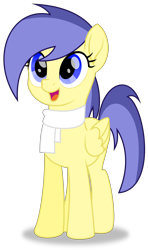 Size: 3000x5065 | Tagged: safe, artist:keronianniroro, imported from derpibooru, oc, oc:sapphire star, pegasus, pony, clothes, movie accurate, open mouth, scarf, simple background, solo, transparent background, vector