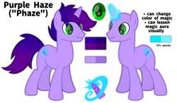 Size: 4096x2400 | Tagged: safe, artist:ponkus, imported from derpibooru, oc, oc only, oc:purple haze, pony, unicorn, male, reference sheet, simple background, solo, stallion, transparent background