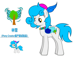 Size: 5056x3845 | Tagged: safe, artist:equestria secret guard, imported from derpibooru, oc, oc only, oc:lin xue, pegasus, pony, pony creator, chinese, female, mare, pegasus oc, simple background, solo, transparent background, vector