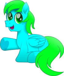 Size: 5305x6379 | Tagged: safe, artist:lincolnbrewsterfan, derpibooru exclusive, imported from derpibooru, oc, oc only, oc:blu deucee, pegasus, pony, derpibooru community collaboration, .svg available, 2023 community collab, :d, absurd resolution, adorable face, blue, colored pupils, cute, cute face, cute smile, folded wings, freckles, green, green eyes, green mane, green tail, happy, heart, highlights, hoof heart, inkscape, kneeling, looking at you, lying down, male, movie accurate, ocbetes, open mouth, open smile, pegasus oc, ponyloaf, prone, shading, simple background, smiling, smiling at you, solo, stallion, stallion oc, svg, tail, tongue out, transparent background, underhoof, upside-down hoof heart, vector, waving, wings