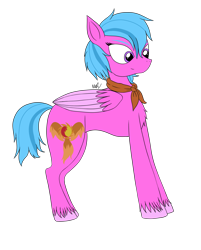 Size: 1920x2388 | Tagged: safe, artist:madtown97, imported from derpibooru, firefly, pegasus, pony, clothes, female, g1, g5, mare, mom, my little pony: a new generation, redesign, scarf, short hair, simple background, slim, solo, transparent, transparent background, unshorn fetlocks