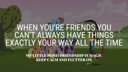 Size: 1920x1080 | Tagged: safe, edit, edited screencap, editor:quoterific, imported from derpibooru, screencap, applejack, discord, fluttershy, pinkie pie, rainbow dash, rarity, spike, twilight sparkle, unicorn, keep calm and flutter on, apple, apple tree, mane six, tree, unicorn twilight