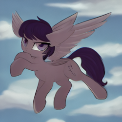 Size: 512x512 | Tagged: safe, imported from derpibooru, prompter:tour, oc, oc only, pegasus, pony, ai content, ai generated, anatomically incorrect, cloud, extra legs, flying, generator:stable diffusion, machine learning abomination, six legs, six-legged pony, sky, solo