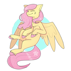 Size: 1890x1890 | Tagged: safe, artist:padfoottg, imported from derpibooru, fluttershy, pegasus, pony, cheek fluff, chest fluff, colored hooves, ear fluff, eyes closed, female, full body, missing cutie mark, outline, simple background, smiling, solo, spread wings, three quarter view, transparent background, white outline, wings
