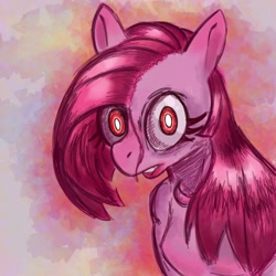 Size: 1400x1400 | Tagged: safe, artist:pickedausername9, imported from derpibooru, pinkie pie, earth pony, pony, female, looking at you, pinkamena diane pie, solo