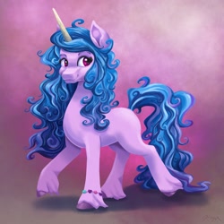 Size: 2048x2048 | Tagged: safe, artist:catscratchpaper, imported from derpibooru, izzy moonbow, pony, unicorn, g5, solo