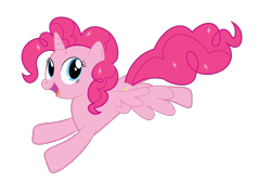 Size: 1800x1200 | Tagged: safe, artist:prixy05, imported from derpibooru, pinkie pie, alicorn, pony, alicornified, alternate cutie mark, pinkiecorn, race swap, simple background, solo, transparent background, vector, xk-class end-of-the-world scenario