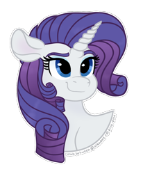 Size: 1000x1212 | Tagged: safe, artist:pink-pone, imported from derpibooru, rarity, pony, bust, portrait, simple background, solo, transparent background