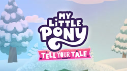 Size: 3072x1727 | Tagged: safe, imported from derpibooru, screencap, spoiler:g5, spoiler:my little pony: tell your tale, spoiler:tyts01e37, g5, my little pony logo, my little pony: tell your tale, no pony, snow pun intended, youtube link