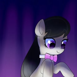 Size: 1200x1200 | Tagged: safe, artist:andromedasparkz, imported from derpibooru, octavia melody, earth pony, pony, bowtie, cute, female, mare, solo, tavibetes