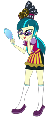 Size: 1600x3848 | Tagged: safe, artist:gmaplay, imported from derpibooru, juniper montage, human, equestria girls, mirror magic, spoiler:eqg specials, mirror, simple background, solo, transparent background