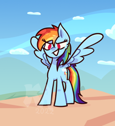 Size: 872x953 | Tagged: safe, artist:keymilanimations, imported from derpibooru, rainbow dash, pegasus, pony, female, solo