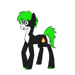 Size: 900x900 | Tagged: safe, artist:fuckomcfuck, imported from derpibooru, oc, oc only, oc:wreck, earth pony, pony, lip bite, nervous, simple background, solo, transparent background