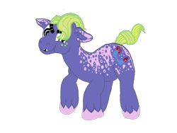Size: 1609x1209 | Tagged: safe, artist:tigerbeetle, imported from derpibooru, oc, oc:crystal phoney, earth pony, pony, crystal, cutie mark, digital art, phone, simple background, solo, spots, transparent background