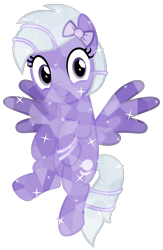 Size: 1225x1875 | Tagged: safe, artist:melisareb, derpibooru exclusive, imported from derpibooru, oc, oc only, oc:comment, crystal pony, pegasus, derpibooru, .svg available, bow, bracelet, derpibooru ponified, female, flying, jewelry, looking at you, mare, meta, ponified, simple background, solo, svg, the crystal empire 10th anniversary, transparent background, vector, wings