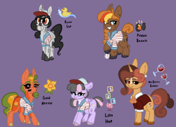 Size: 2250x1632 | Tagged: safe, artist:nootaz, imported from derpibooru, oc, oc:gold nettle, oc:lilly hop, oc:ms.berry bubble, oc:pebble basalt, oc:river slip