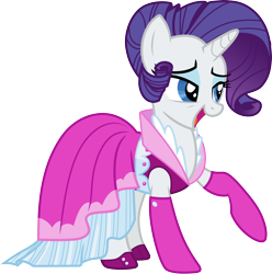 Size: 3000x3019 | Tagged: safe, artist:cloudy glow, imported from derpibooru, rarity, pony, unicorn, too many pinkie pies, .ai available, clothes, dress, female, mare, simple background, solo, transparent background, vector