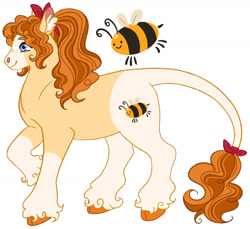 Size: 1280x1172 | Tagged: safe, artist:s0ftserve, imported from derpibooru, oc, oc:amber honey, earth pony, pony, cloven hooves, ear fluff, female, leonine tail, mare, simple background, solo, tail, transgender, white background