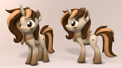 Size: 1920x1080 | Tagged: safe, artist:whiteskypony, imported from derpibooru, oc, pony, unicorn, 3d, female, mare, solo