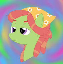 Size: 2250x2284 | Tagged: safe, artist:ceffyl-dŵr, imported from derpibooru, tree hugger, earth pony, pony, bandana, dreadlocks, solo