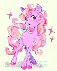 Size: 665x832 | Tagged: safe, artist:runkpori, imported from derpibooru, lickety split, earth pony, pony, g1, solo