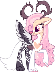 Size: 2232x2887 | Tagged: safe, artist:kurosawakuro, imported from derpibooru, oc, hybrid, female, interspecies offspring, offspring, parent:discord, parent:princess cadance, parents:discodance, simple background, solo, transparent background