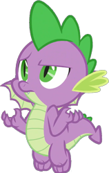 Size: 644x1018 | Tagged: safe, artist:pascalmulokozi2, edit, edited screencap, imported from derpibooru, screencap, spike, dragon, the beginning of the end, background removed, flying, male, not a vector, shrug, simple background, solo, transparent background, winged spike, wings