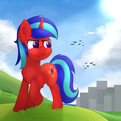 Size: 2000x2000 | Tagged: safe, artist:itsnovastarblaze, imported from derpibooru, oc, oc only, oc:octavian fall, pony, unicorn