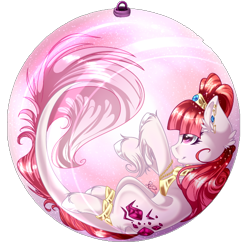 Size: 800x800 | Tagged: safe, artist:aquasky987, imported from derpibooru, oc, oc only, earth pony, pony, bauble, earth pony oc, female, leonine tail, mare, micro, simple background, solo, tail, transparent background, unshorn fetlocks