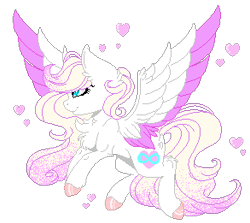 Size: 293x261 | Tagged: safe, artist:aquasky987, imported from derpibooru, oc, oc only, pegasus, pony, chest fluff, colored wings, female, mare, pegasus oc, simple background, smiling, solo, spread wings, transparent background, two toned wings, wings