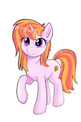 Size: 3000x4500 | Tagged: safe, artist:baira, imported from derpibooru, oc, oc only, oc:baira, pony, unicorn, female, high res, mare, raised hoof, simple background, smiling, solo, transparent background