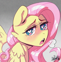 Size: 2480x2507 | Tagged: safe, artist:charlot, imported from derpibooru, fluttershy, pegasus, pony, ahegao, anime, heart, heart eyes, open mouth, solo, stylized, tongue out, wingding eyes