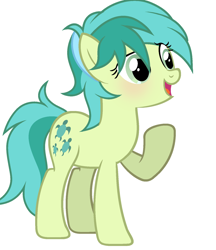 Size: 1450x1680 | Tagged: safe, imported from derpibooru, sandbar, earth pony, pony, base used, female, mare, open mouth, rule 63, sandbank, simple background, solo, white background