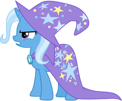 Size: 3649x3000 | Tagged: safe, artist:cloudy glow, imported from derpibooru, trixie, a horse shoe-in, .ai available, brooch, cape, clothes, hat, jewelry, simple background, solo, transparent background, trixie's brooch, trixie's cape, trixie's hat, vector